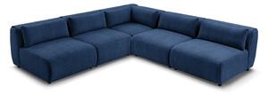 Divano angolare blu scuro (variabile) Jeanne - Bobochic Paris