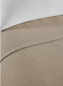 Copriletto in cotone beige per letto matrimoniale 200x230 cm Serenity - Mijolnir