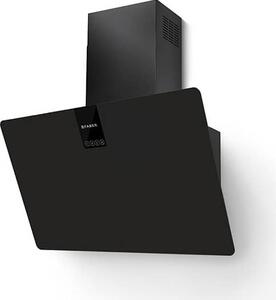Faber Cappa Cucina Aspirante a Parete Larghezza 80 cm Profondit 39 cm Classe A+ colore Nero - 330.0597.526 Soft Edge Black Ingo A80