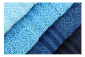 Set di 4 asciugamani in cotone blu Sky, 50 x 90 cm - Foutastic
