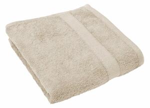 Asciugamano marrone sabbia , 50 x 100 cm - Tiseco Home Studio