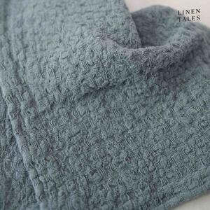 Asciugamani di lino in set da 2 26x26 cm Blue Fog - Linen Tales