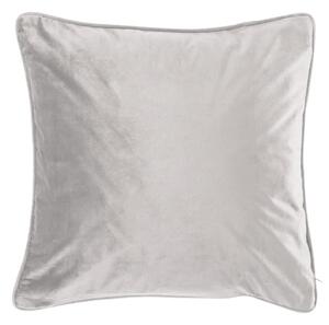 Cuscino grigio chiaro vellutato, 45 x 45 cm - Tiseco Home Studio