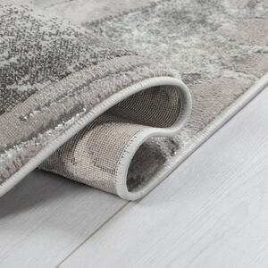 Tappeto grigio/argento 60x230 cm Marbled - Flair Rugs