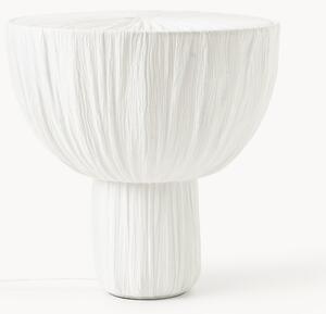 Lampada da tavolo in tessuto Maeva, alt. 40 cm