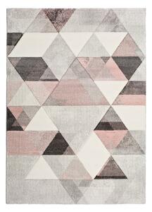 Tappeto grigio e rosa , 160 x 230 cm Pinky Dugaro - Universal
