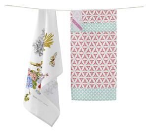 Set di 2 asciugamani da cucina in cotone Basic , 70 x 50 cm Floral Branch - Happy Friday