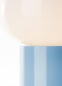 Brilliant Lampada da tavolo Daeny con paralume di vetro, blu