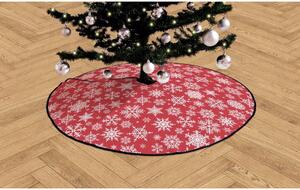 Tappeto in cotone sotto l'albero di Natale , ø 130 cm Freezy Snowflakes - Butter Kings