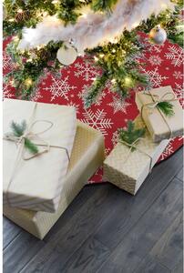Tappeto in cotone sotto l'albero di Natale , ø 130 cm Freezy Snowflakes - Butter Kings