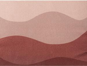 Cuscino in cotone rosa e rosso Pink Sunset, 45 x 45 cm - PT LIVING