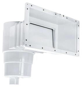 Prodotti Qp 360 Abs Skimmer per piscine con rivestimento in PVC o in cemento con copertura quadrata trasparente Trasparente Taglia unica