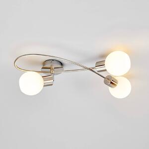 Elaina - lampada LED da soffitto a 3 luci nichel