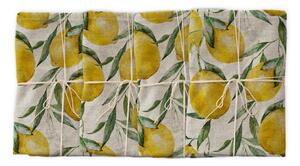 Set di 4 tovaglioli di lino Limoni, 43 x 43 cm - Really Nice Things