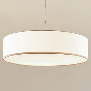 Sebatin - lampada a sospensione LED tessuto crema