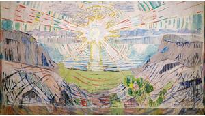 Riproduzione di Edvard Munch - Il sole, 70 x 40 cm Edward Munch - The Sun - Fedkolor