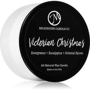 Milkhouse Candle Co. Creamery Victorian Christmas candela profumata Sampler Tin 42 g