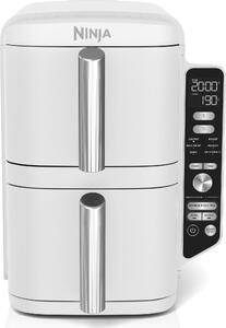 Friggitrice senza olio Ninja Double Stack XL SL400EUWH, capacità 9,5 L, 6 programmi, 2470 W, bianco