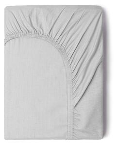 Lenzuolo elastico di cotone grigio, 180 x 200 cm - Good Morning