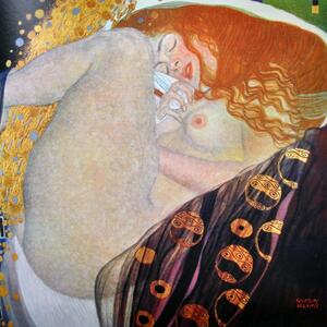 Dipinto - riproduzione 45x45 cm Danae, Gustav Klimt - Fedkolor