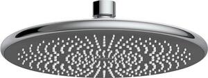 Soffione doccia a risparmio idrico - Riduzione del consumo d'acqua del 40% - Comodo - Rubinetto rotondo - Ø 22,5 cm - Finitura in metallo e plastica cromata