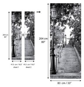 Adesivo per porte di scale Parisian - Ambiance