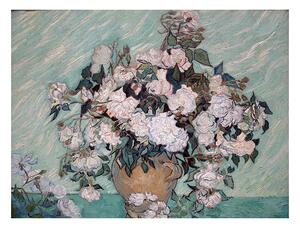 Riproduzione di un dipinto , 40 x 30 cm Vincent van Gogh - Rosas Washington - Fedkolor