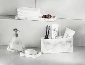 Vassoio bianco e grigio per il bagno Desio - Wenko