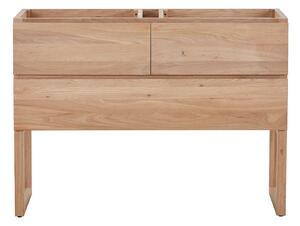 Mobile sotto lavabo in rovere massello Naturale chiaro 120 cm - TARELO