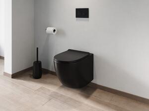 WC sospeso Nero opaco in Ceramica senza flangia - JAVOINE