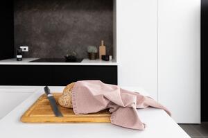 Set di 3 asciugamani da cucina in cotone rosa, 70 x 50 cm - Tiseco Home Studio