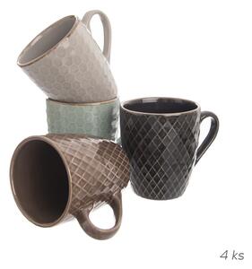 Set di 4 tazze in ceramica da 270 ml Shiney - Orion