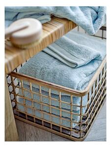 Asciugamano in spugna blu chiaro in cotone biologico 40x60 cm Comfort - Södahl