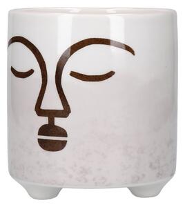 Coprivaso in ceramica ø 10 cm Terracotta Face - Kitchen Craft