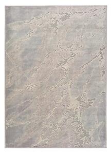 Tappeto in viscosa grigio e beige , 140 x 200 cm Margot Marble - Universal