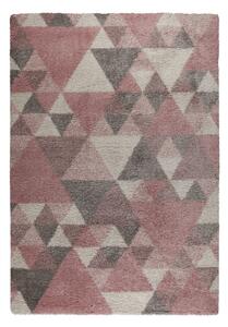 Tappeto rosa/grigio 160x230 cm Nuru - Flair Rugs