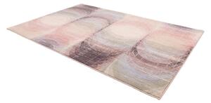 Tappeto in lana rosa chiaro 133x190 cm Kaola - Agnella
