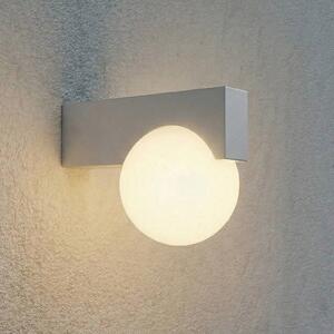 Applique da esterni a LED Vijon Lucande, Alluminio / Grigio / Zincato, Alluminio, Moderno, Applique LED da esterni