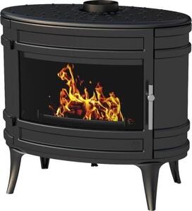 Stufa a legna Castor Wood Invicta Mandor - Potenza nominale: 12 kW - Potenza massima: 18 kW - Diametro massimo dei ceppi: 33 cm - Prodotto in Francia - Ecodesign