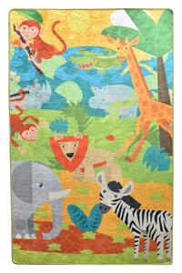 Tappeto antiscivolo per bambini , 100 x 160 cm Animals - Conceptum Hypnose