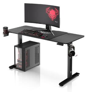 Scrivania Regolabile in Altezza Diablo X-Tensio 1400 Nero