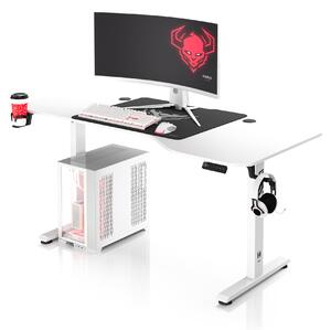 Scrivania Regolabile in Altezza Diablo X-Tensio 1600 Bianco