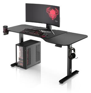 Scrivania Regolabile in Altezza Diablo X-Tensio 1600 Nero
