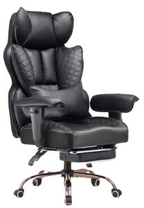 Sedia da gioco, Design ergonomico, Braccioli regolabili, Nero