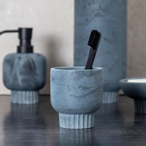 Coppa in pietra blu per spazzolini da denti Attitude - Mette Ditmer Denmark