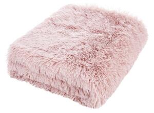 Copriletto rosa in micropush per letto matrimoniale 245x280 cm Cuddly - Catherine Lansfield