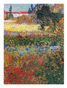 Riproduzione pittorica 30x40 cm Vincent van Gogh - Flower garden - Fedkolor