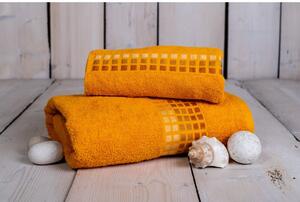 Asciugamano in cotone arancione 100x50 cm Darwin - My House