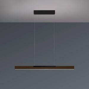 BOPP Lampada LED a sospensione Bopp Nano 2.0, lunghezza 100 cm, bronzo/nero dimmerabile, Bronzo / Ottone antico, Soggiorno / Sala da pranzo, Alluminio, Moderno