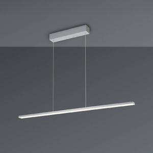 BOPP Lampada LED a sospensione Bopp Baseline 2.0, alluminio, lunghezza 119 cm dimmerabile, Alluminio / Grigio / Zincato, Soggiorno / Sala da pranzo, Alluminio, Moderno